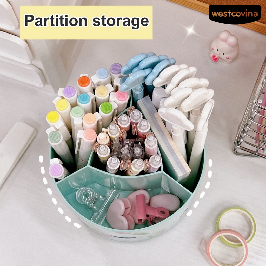 [WSTN]✎Giá Đựng Bút Nhiều Ngăn Màu Sắc Sức Chứa Lớn Tiện Dụng