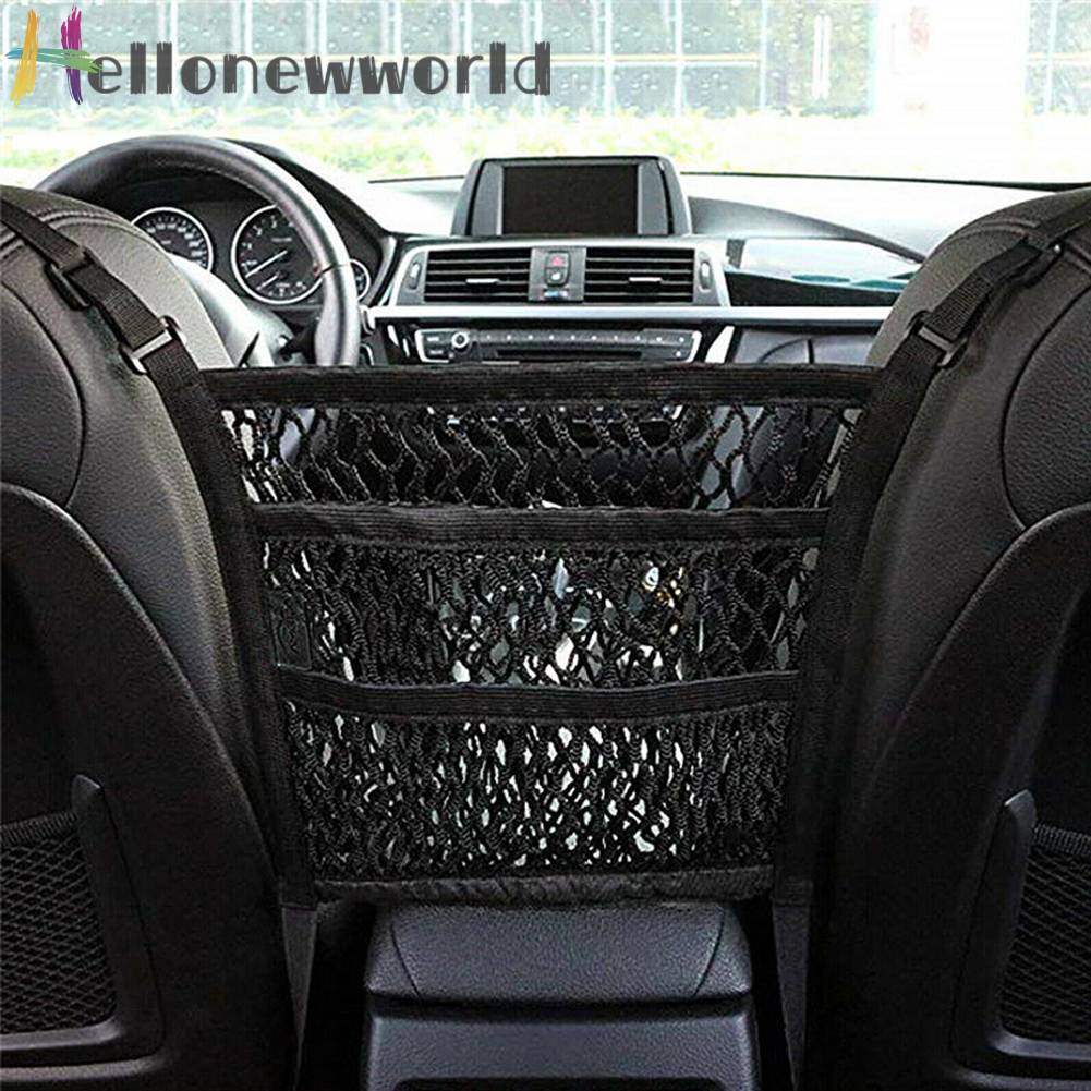 Tấm Lưới Chắn Hai Lớp Co Giãn Sắp Xếp Gọn Gàng Cho Xe Hơi