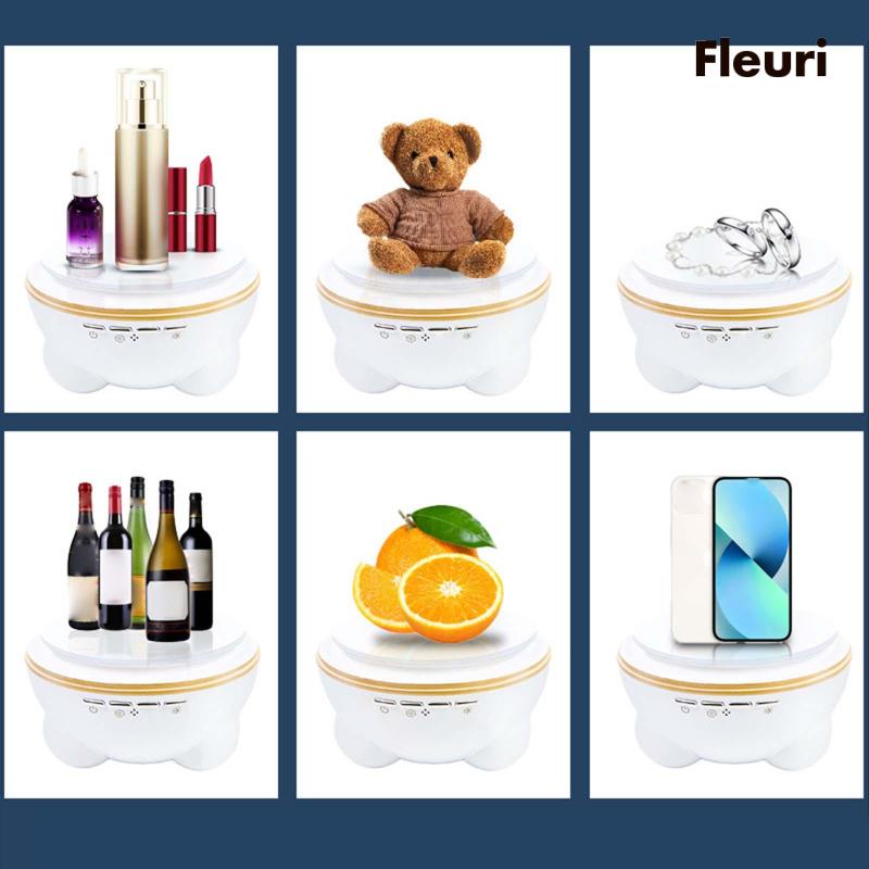 Đế Xoay 360 Độ 4 Đèn LED Hiển Thị Đồng Hồ Cho Chụp Ảnh