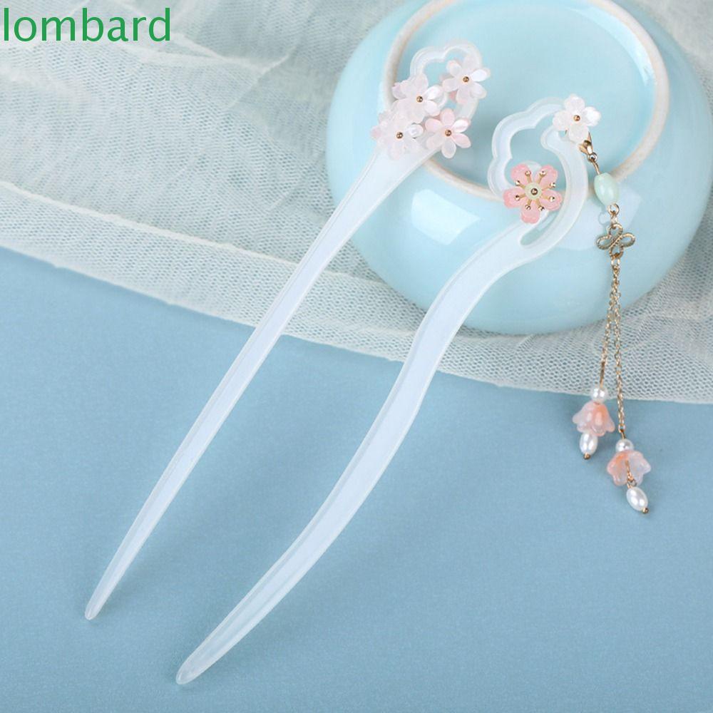 LOMBARD Trâm Cài Tóc Tua Rua Phong Cách Trung Hoa Thanh Lịch Cho Nam Và Nữ