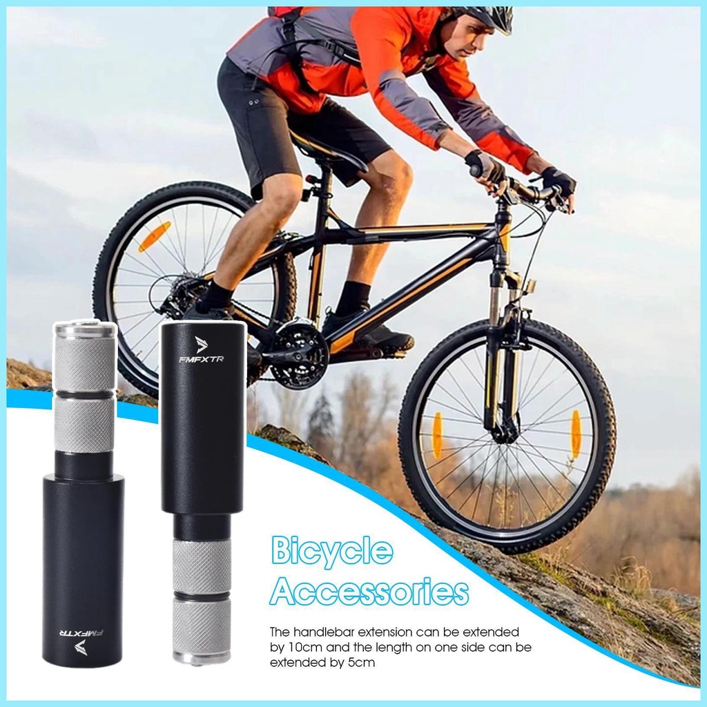 Tay Lái Mở Rộng Bằng Hợp Kim Nhôm 10cm Có Thể Thu Gọn Cho Xe Đạp tdevn tdevn