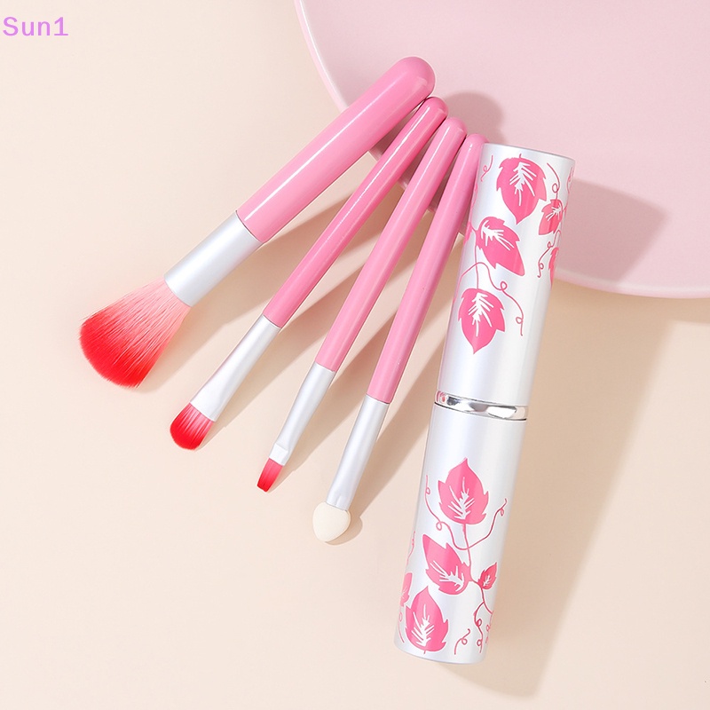 Set 4 Cọ Trang Điểm 4 Trong 1 Nhỏ Gọn Tiện Lợi Cho Du Lịch