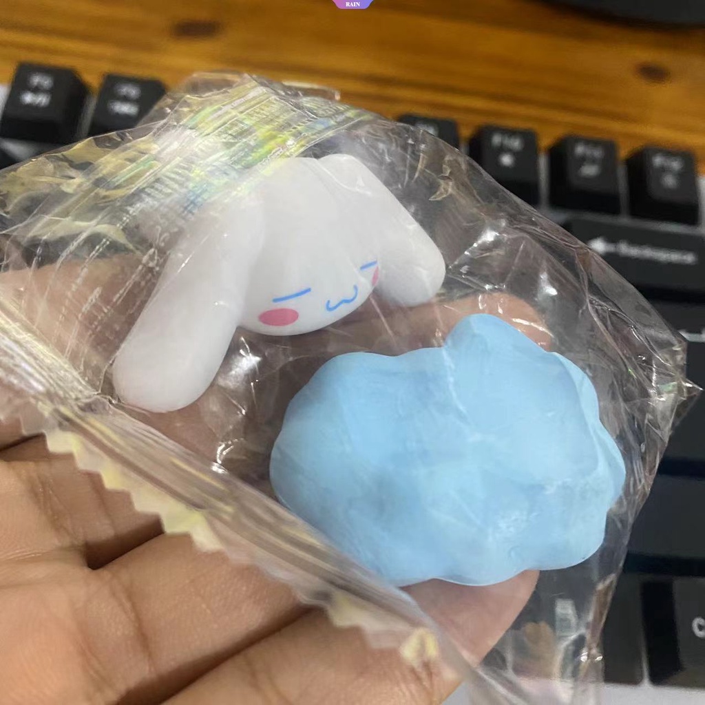 SANRIO Set 5 Mô Hình Đồ Chơi Nhân Vật Hoạt Hình Cinnamoroll Bằng PVC Làm Thủ Công Trang Trí Phòng Bé