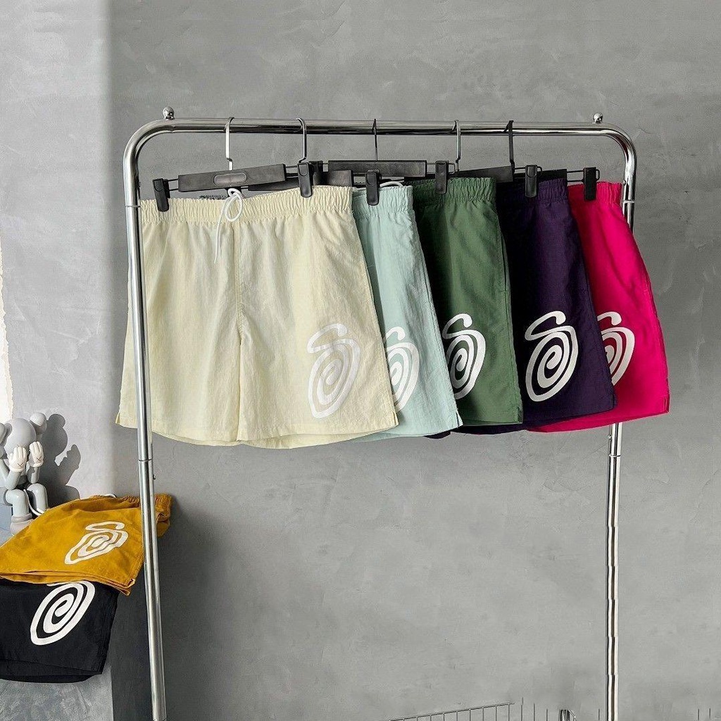 Quần Short Thể Thao Đi Biển Chống Muỗi In Chữ Stussy breeches rf7v Chất Lượng Cao