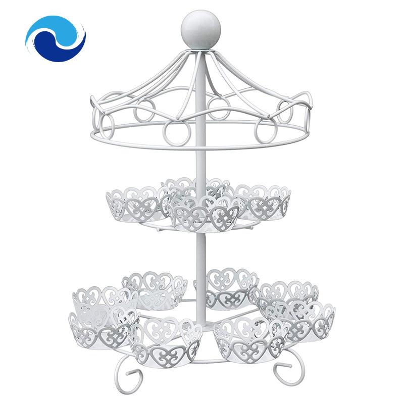 Giá Đỡ Bánh Cupcake / Cupcake 2-12 Vòng Xoay Làm Bằng Nhựa Tiện Lợi Dành Cho