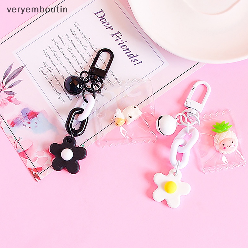 Móc Điện Thoại Dạng Chuỗi Hạt Resin Hình Hoa Dễ Thương Hữu Ích Phong Cách Hàn Quốc Cho Nữ