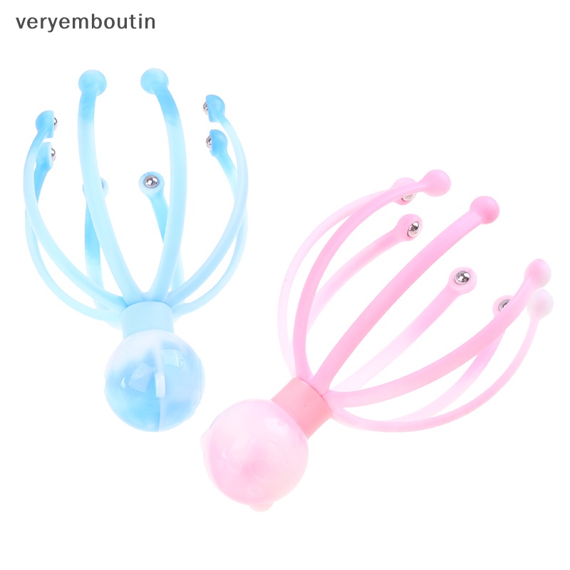 Dụng Cụ Mát Xa Đầu Hình Bạch Tuộc Giúp Giảm Căng Thẳng