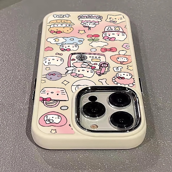 Ốp Điện Thoại Silicone TPU Mềm Phối Nút Kim Loại Vuông Chống Sốc Cho IPhone 14 13 12 11 Pro Max XS X XR 8 + 7 Plus