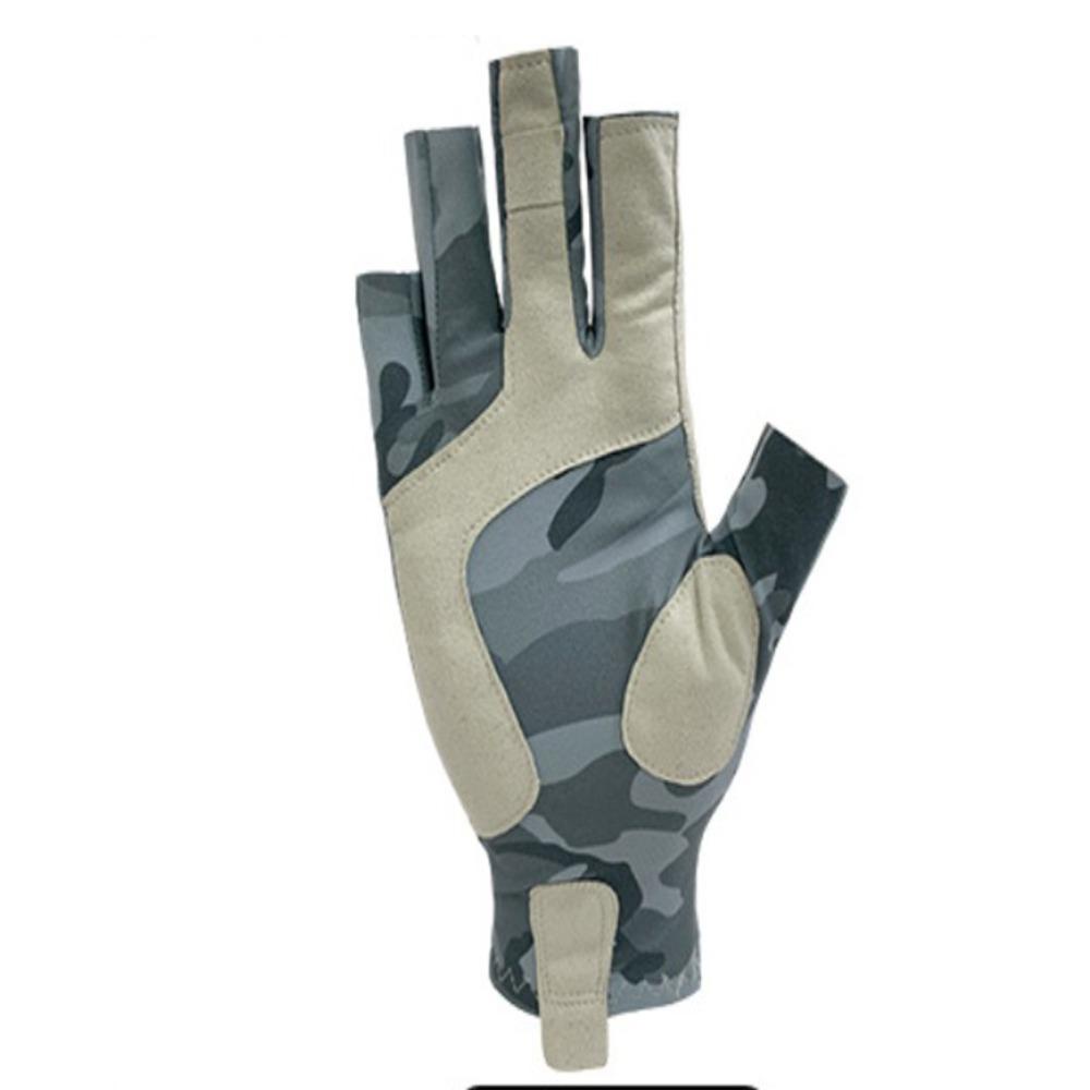 Găng Tay Nửa Ngón Thoáng Khí Bảo Vệ Khi Câu Cá