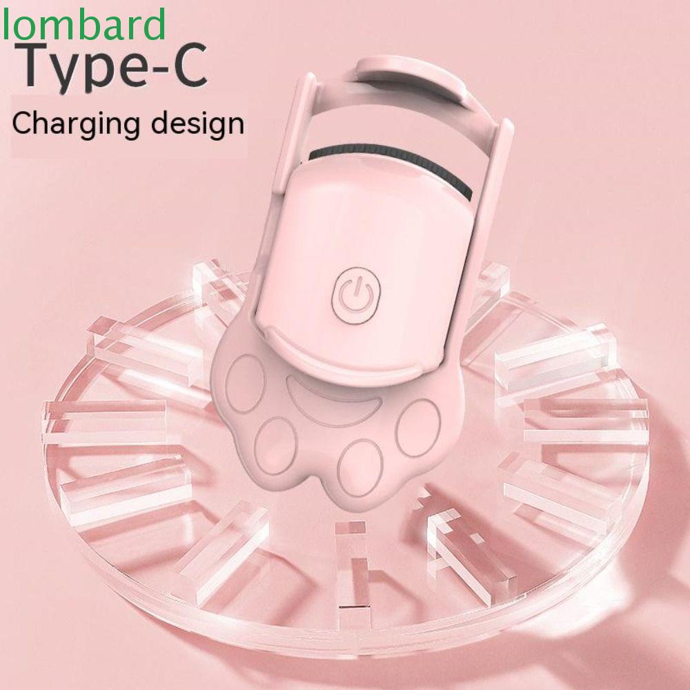 LOMBARD Dụng Cụ Uốn Cong Lông Mi Tự Nhiên Bằng Điện 24 Tiếng Lâu Trôi Dễ Sử Dụng