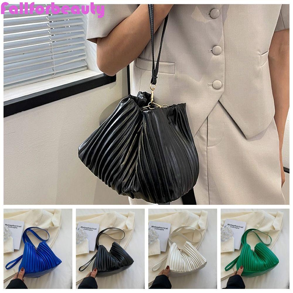 FALLFORBEAUTY Túi Đeo Chéo Vai Bằng Da PU Thời Trang Sành Điệu Cho Nữ