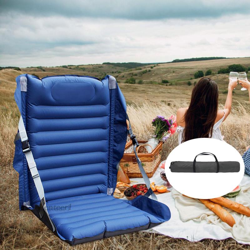 Ghế Xếp Bơm Hơi Tựa Lưng Có Thể Điều Chỉnh Cho Hoạt Động Ngoài Trời