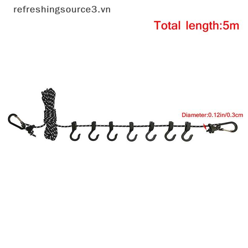 Dây Treo Phơi Khô Quần Áo Đa Năng Có Thể Điều Chỉnh 5m REFRE3} 3.vn