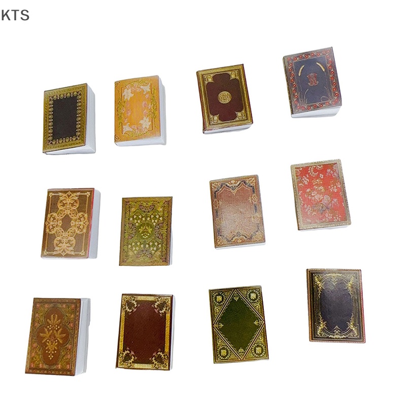 Set 12 Cuốn Sổ Tay Tỉ Lệ 1: 12 Dùng Để Trang Trí Nhà Búp Bê