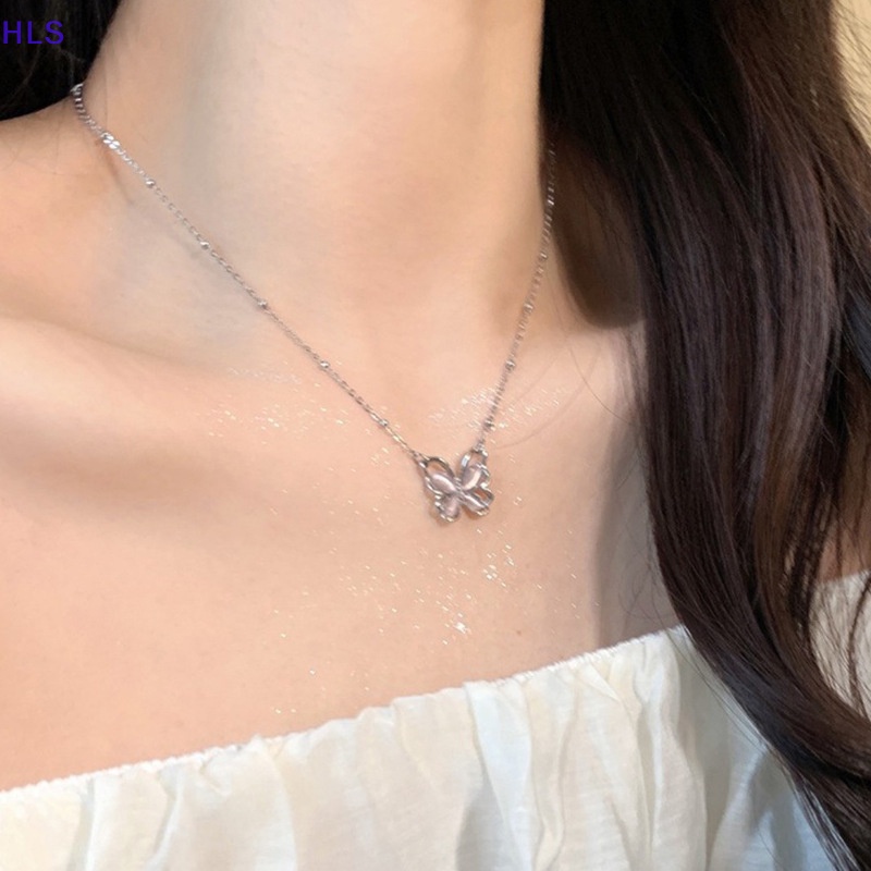 Vòng Cổ Choker Hai Lớp Đính Pha Lê Họa Tiết Dâu Tây / Bướm Tinh Tế Thời Trang Cho Nữ