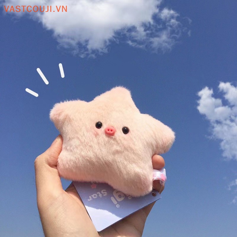 Móc Khóa Heo Nhồi Bông Mềm Mại Dễ Thương