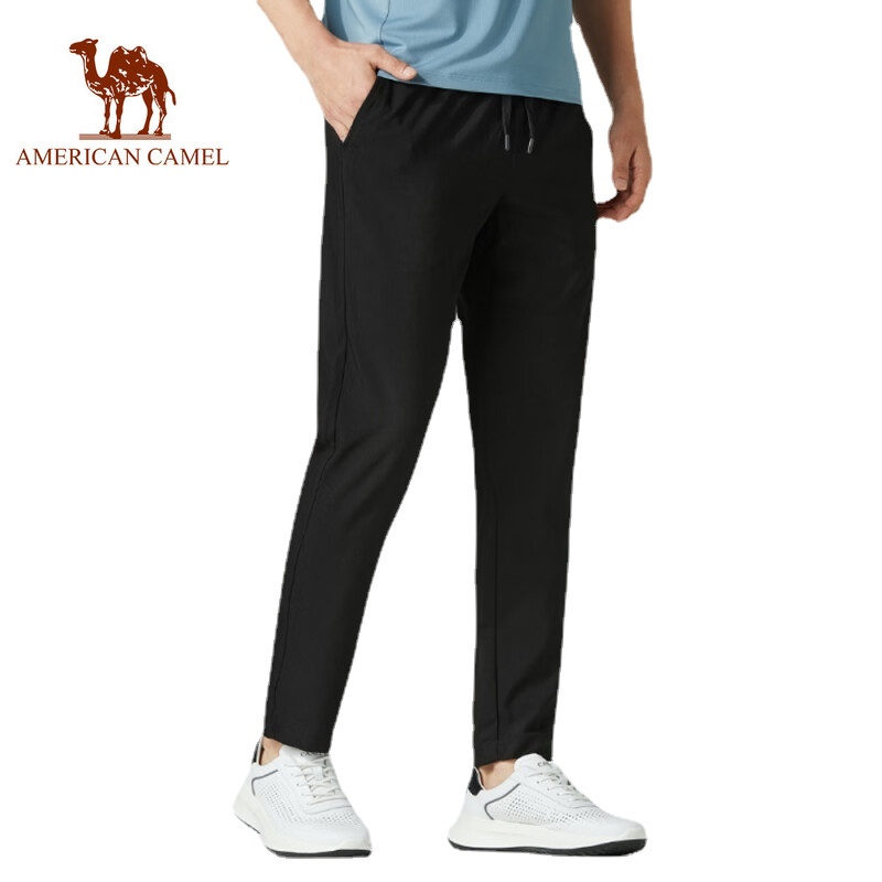 AMERICAN CAMEL Quần Thể Thao Ống Rộng Thoáng Khí Thời Trang Xu Hướng Mỹ Cho Nam