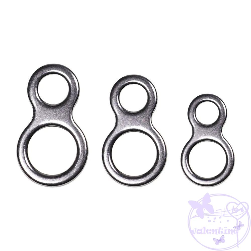 AVALENTINE Bộ 10 Vòng Số 8 Gắn Mồi Câu Cá Bằng Thép Không Gỉ