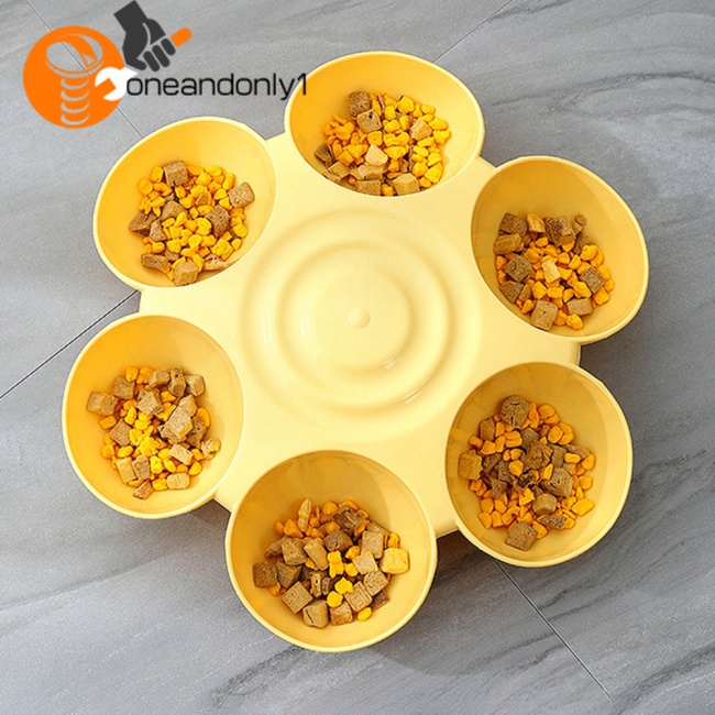 Bát Đựng Nước Uống 6 Ngăn Đa Năng Cho Thú Cưng