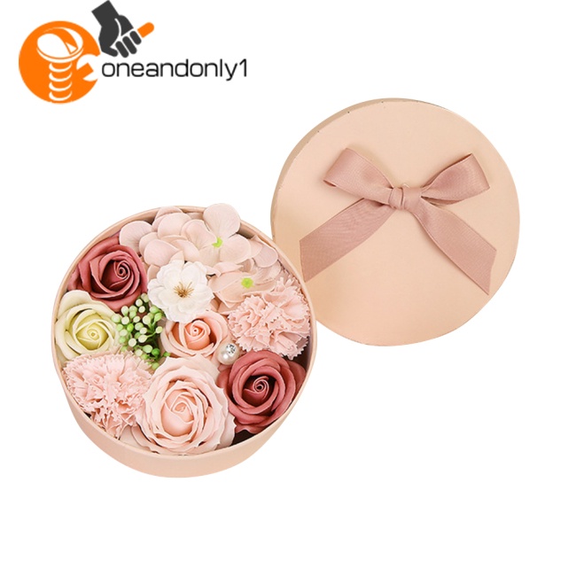 Xà Phòng Hình Tròn Nhỏ Họa Tiết Hoa Nhiều Màu Sắc Dùng Làm Quà Tặng Sinh Nhật / Valentine