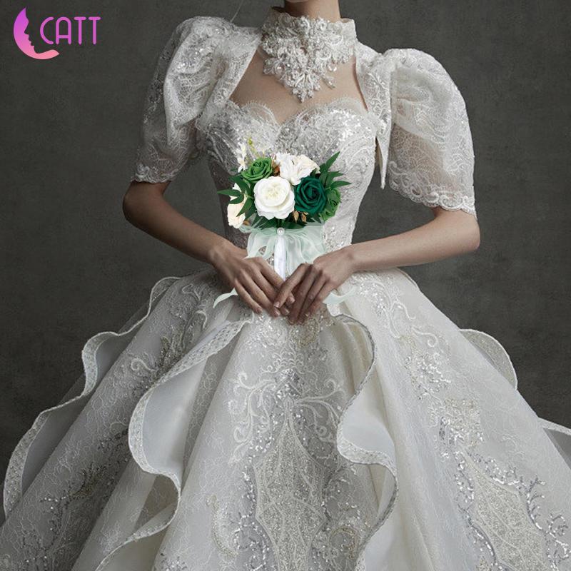 Bó Hoa Cưới Để Bàn Trang Trí Tiệc Cưới / Kỷ Niệm Thanh Lịch