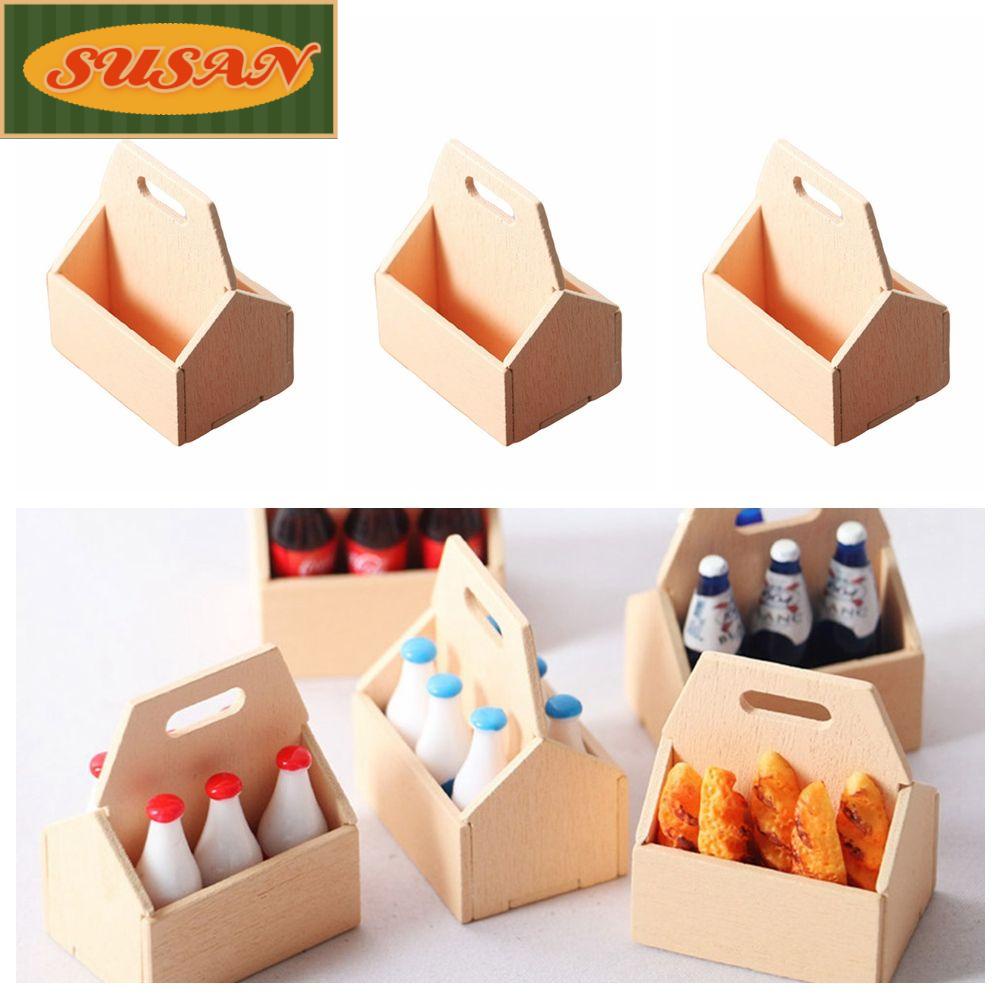 SUSANS Bộ 4 Khung Gỗ Trang Trí Nhà Búp Bê