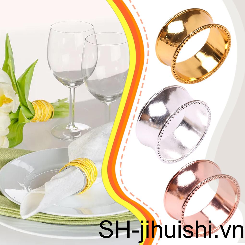 Set 6 Phụ Kiện Trang Trí Tiệc Cưới Bằng Hợp Kim Màu Vàng Độc Đáo FX00012