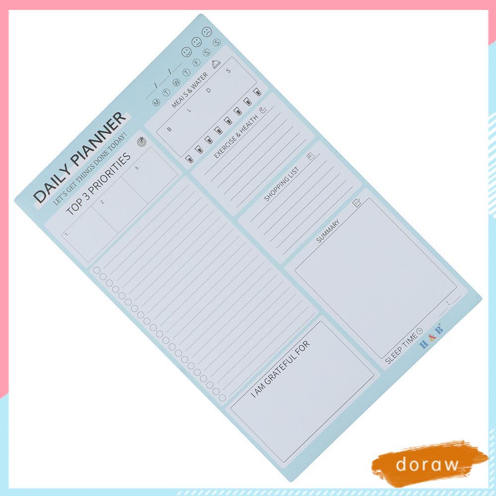 DORAW Bộ 60 Tờ 60 Tờ Giấy Ghi Chú Lên Kế Hoạch Sáng Tạo