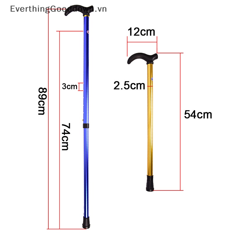 Everthinggood Phụ Kiện Gậy Đi Bộ Đường Dài Bằng Cao Su Và Nhôm