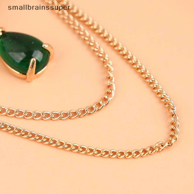 Ghim Cài Áo Nhỏ Đính Đá Phối Dây Xích Tua Rua Thời Trang Chất Lượng Cao Cho Nữ