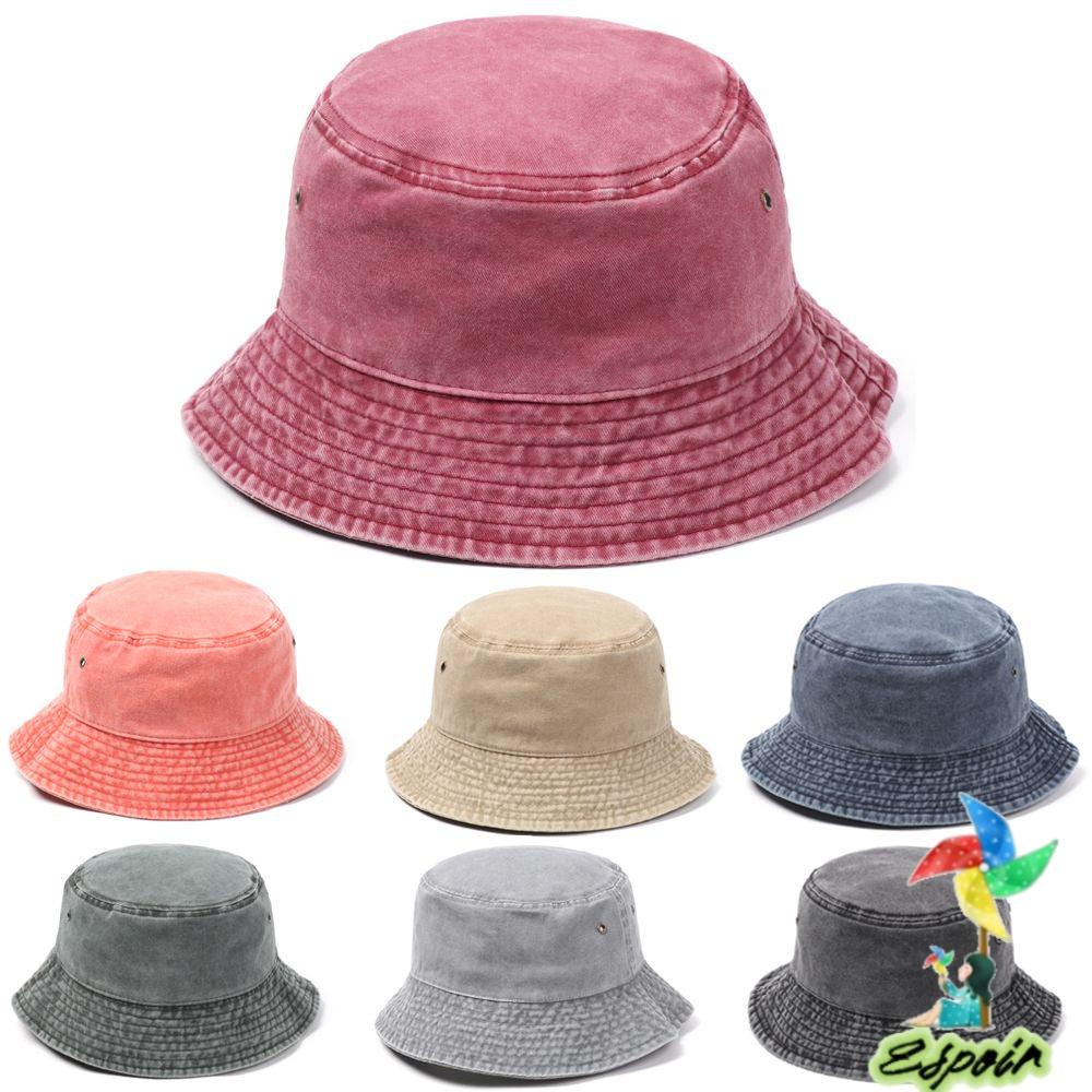 ESPO Nón Tai Bèo Denim Chống Nắng Gấp Gọn Thời Trang Mùa Hè Cho Nam Và Nữ