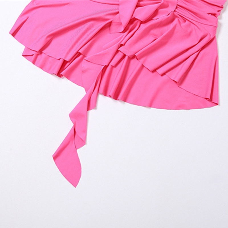 Đầm Mini Không Tay Phối Lưới Xuyên Thấu Thiết Kế Hở Lưng Quyến Rũ Cho Nữ