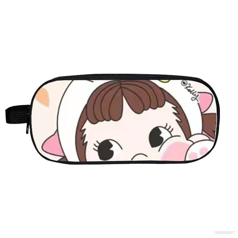 Túi Đựng Bút In Hoạt Hình Fujiya Cỡ Lớn Có Khóa Kéo Tiện Dụng Cho Học Sinh YB3 BY3
