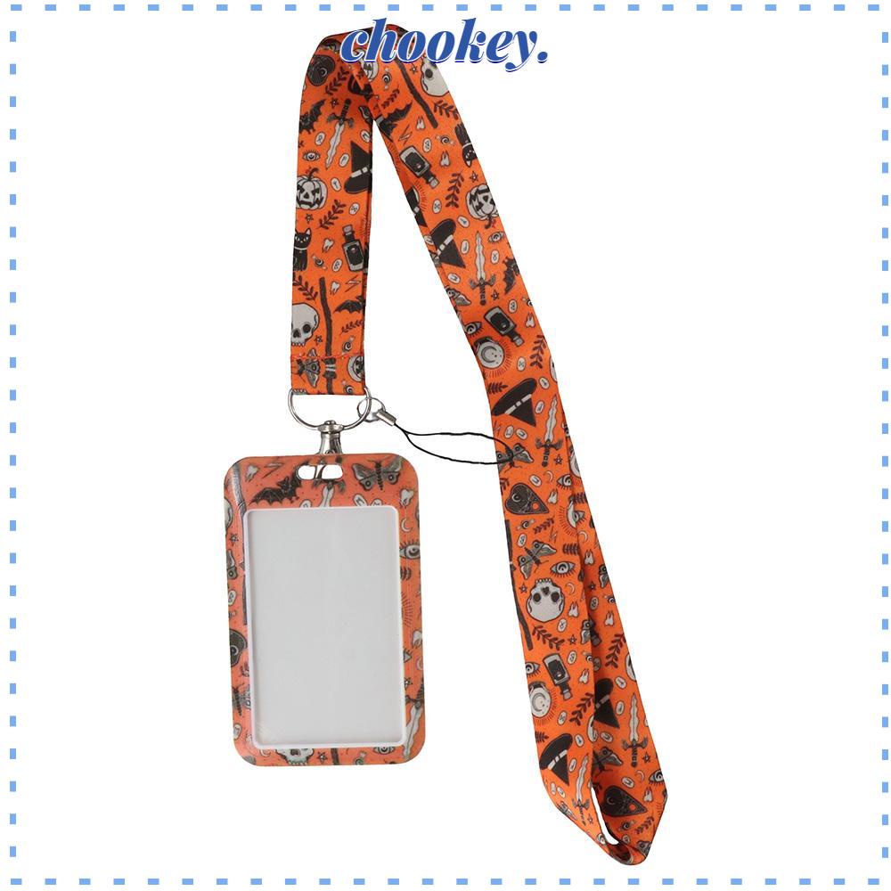 CHOOKEY Dây Buộc, Giá Đỡ Huy Hiệu ID Hình Quả Cam Cho Văn Phòng