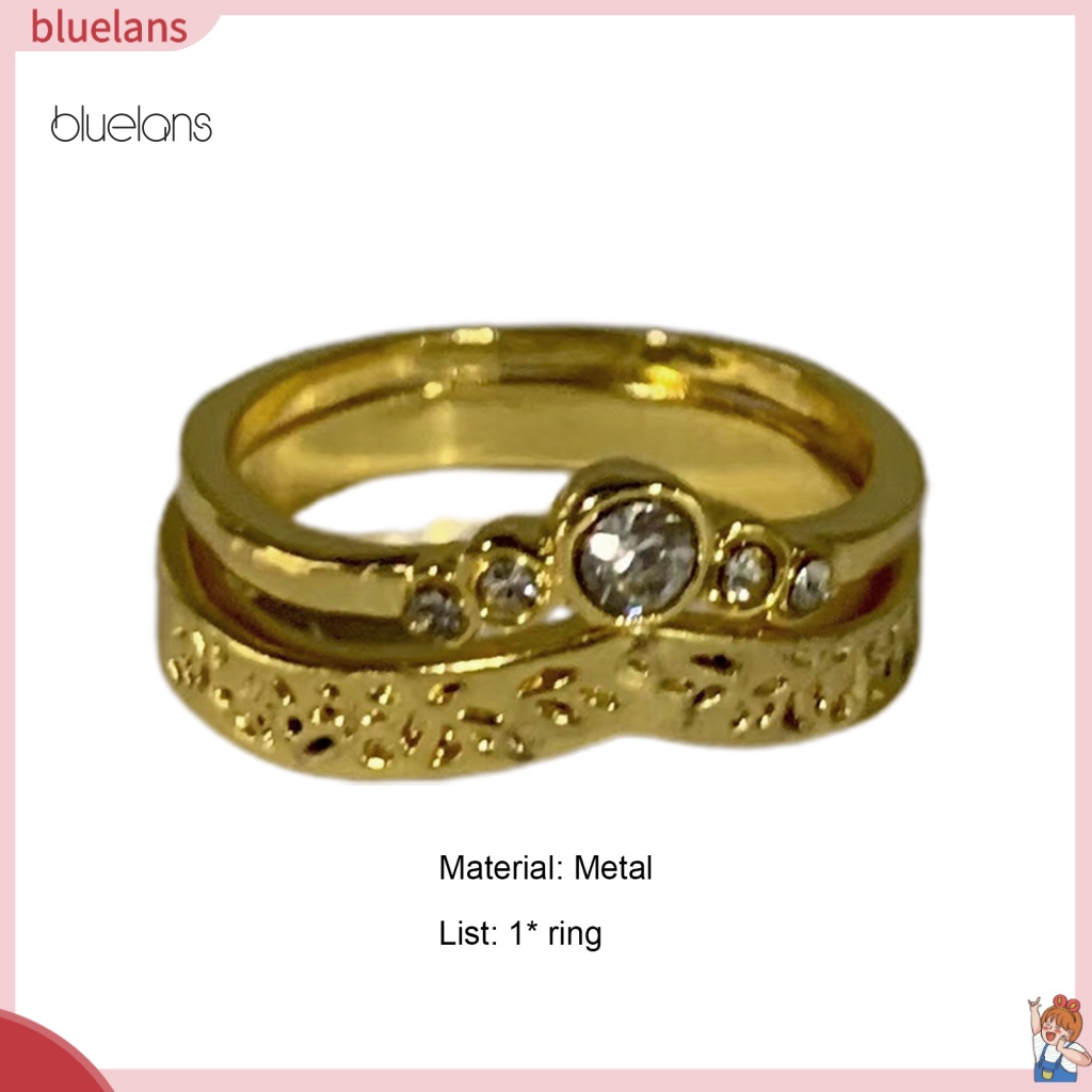 Nhẫn Đính Hôn Đính Kim Cương Giả Hình Chữ V Thời Trang Cho Nữ