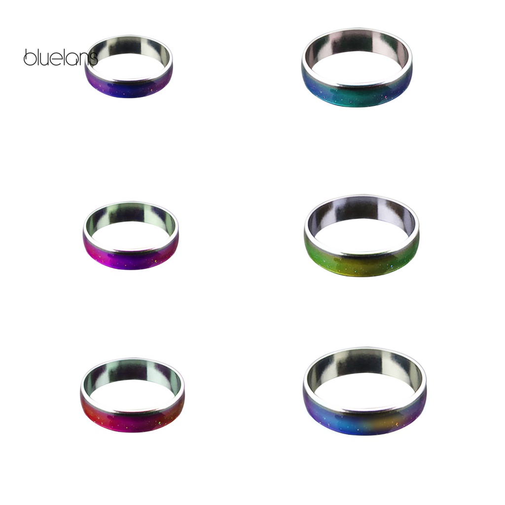 Nhẫn Thép Không Gỉ Thay Đổi Màu Sắc Theo Tâm Trạng Lãng Mạn