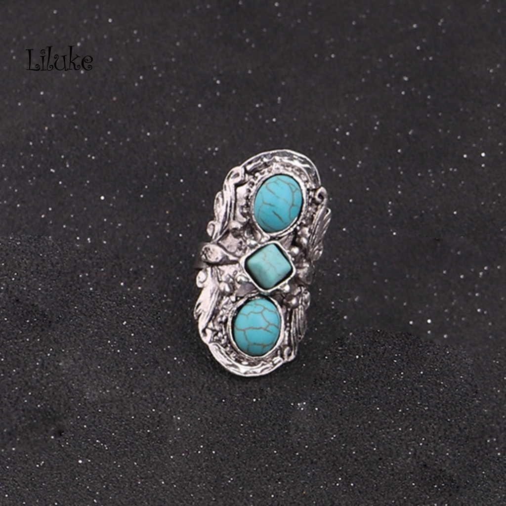 Nhẫn Hở Trang Trí Đính Đá Phong Cách Bohemian Thời Trang Cho Nữ