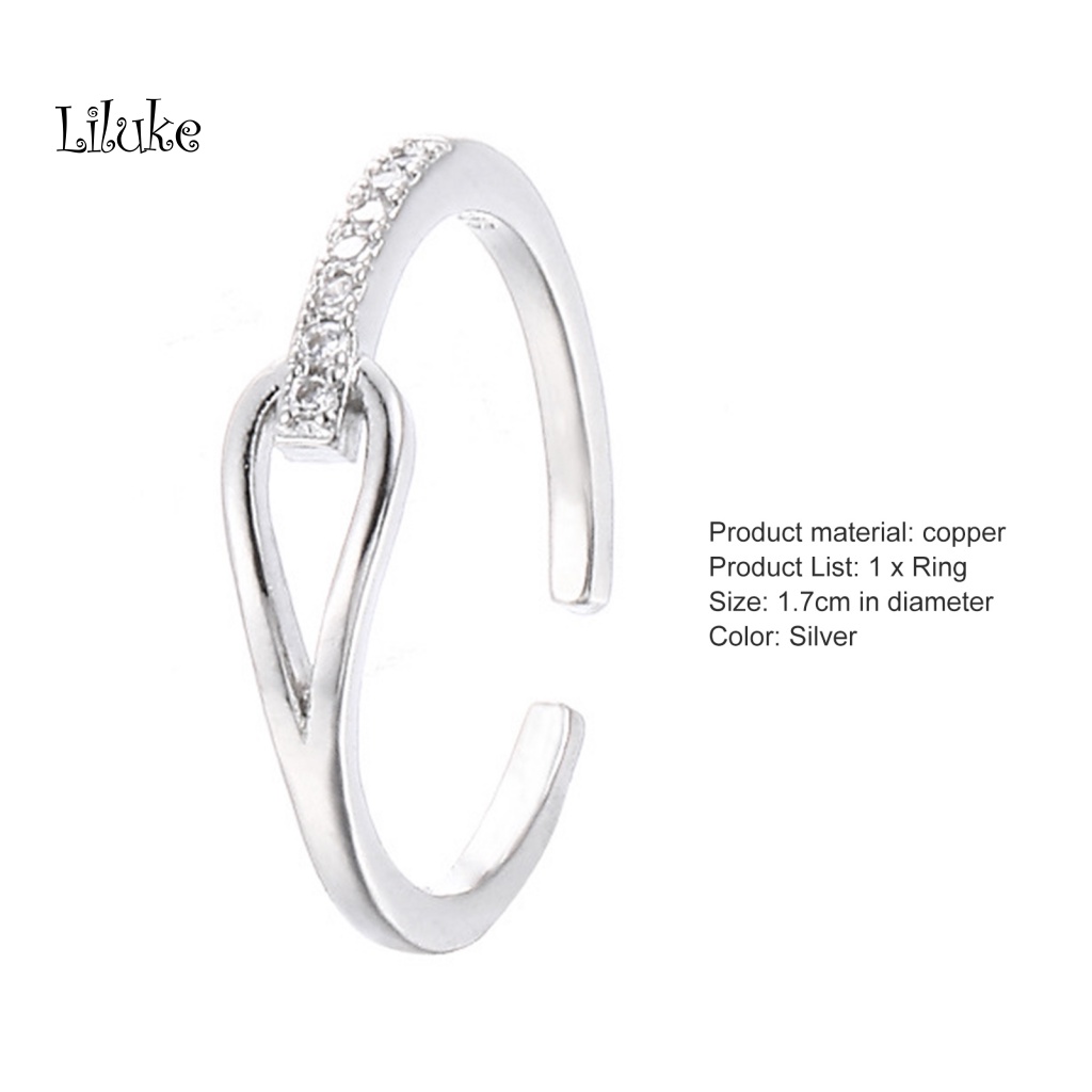 Nhẫn Nữ Hở Lỗ Phong Cách Hàn Quốc Cá Tính