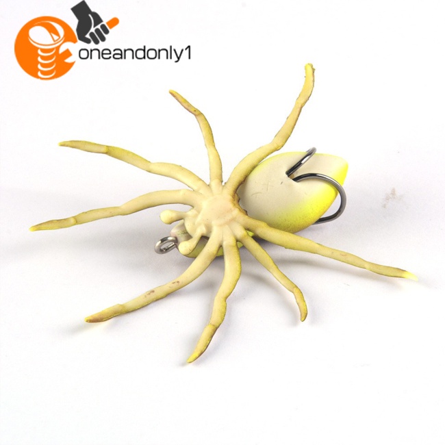 Mồi Câu Cá Giả Hình Nhện Bằng Silicon Mềm 7cm6g