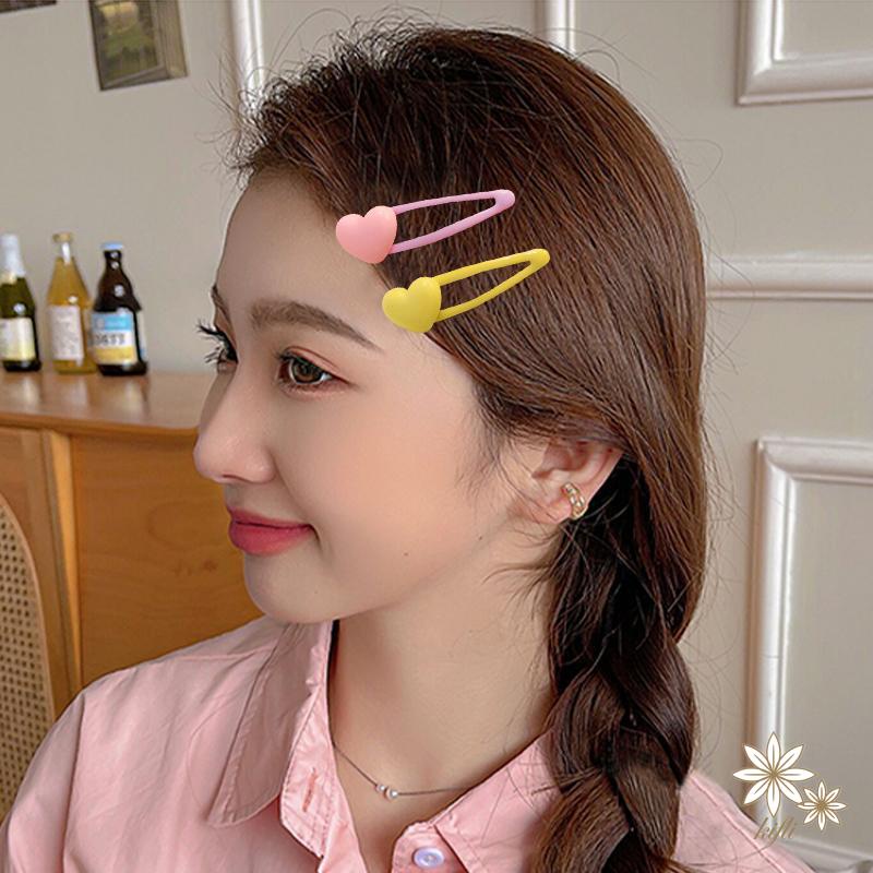 Kẹp Tóc Hình Trái Tim Xinh Xắn Phong Cách Hàn Quốc Cho Nữ