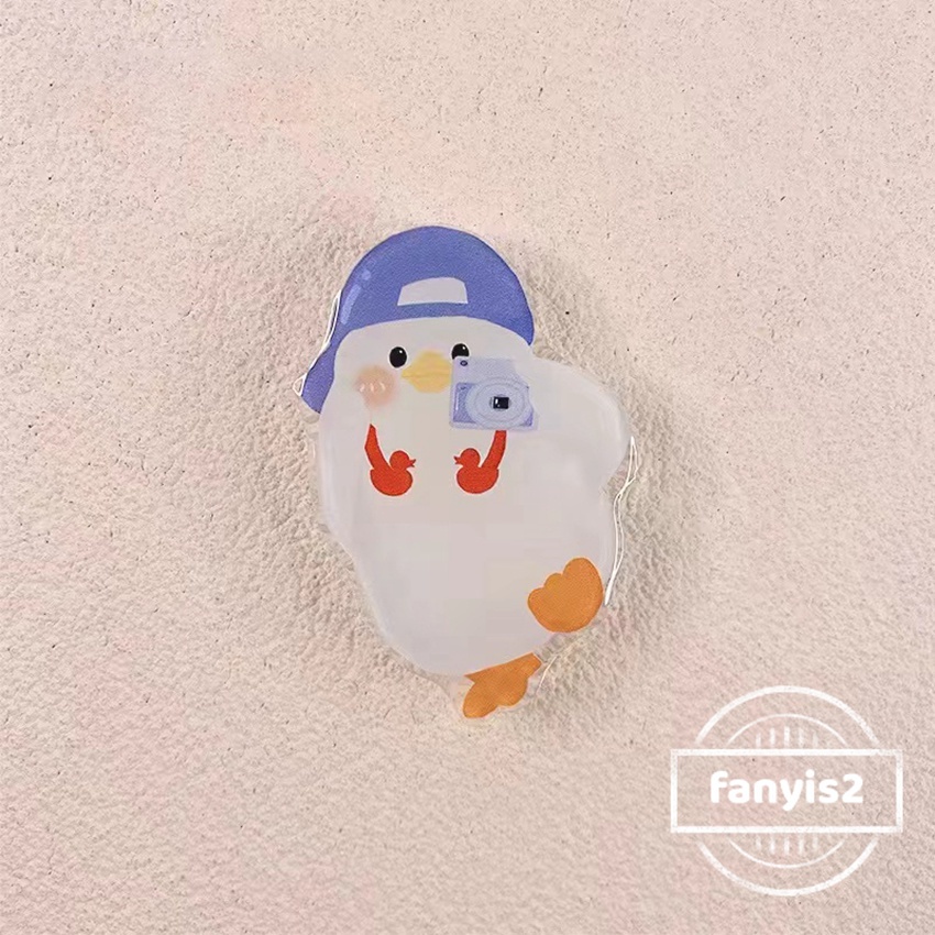 Giá Đỡ Điện Thoại Hình Chú Vịt Hoạt Hình Có Thể Rút Lại Và Gấp Gọn Đa Năng