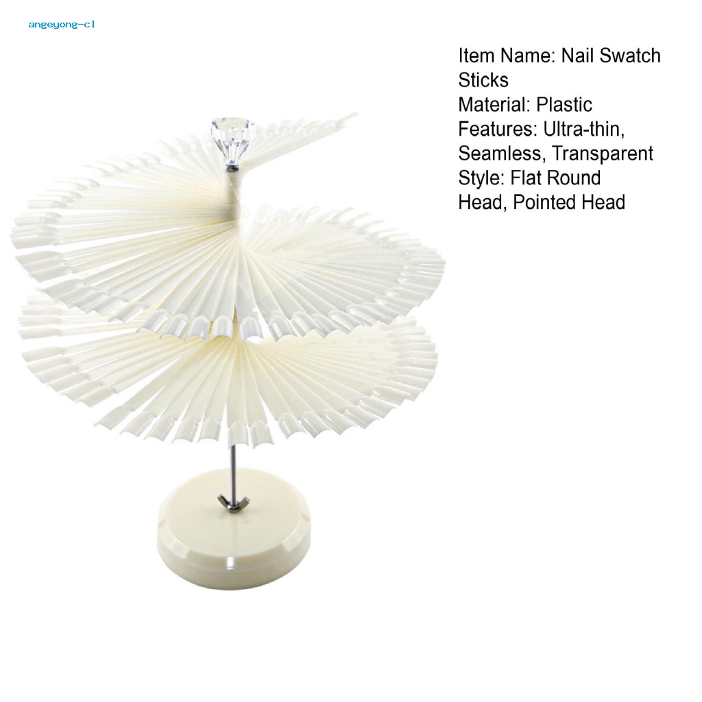 Thanh Acrylic Trong Suốt Trưng Bày Sơn Móng Tay Dạng Xoắn Ốc