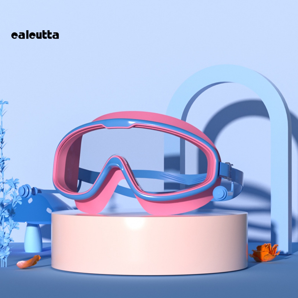 Kính Bơi Kèm Bịt Tai Trong Suốt Chống Rò Rỉ Tiện Dụng Cho Bé