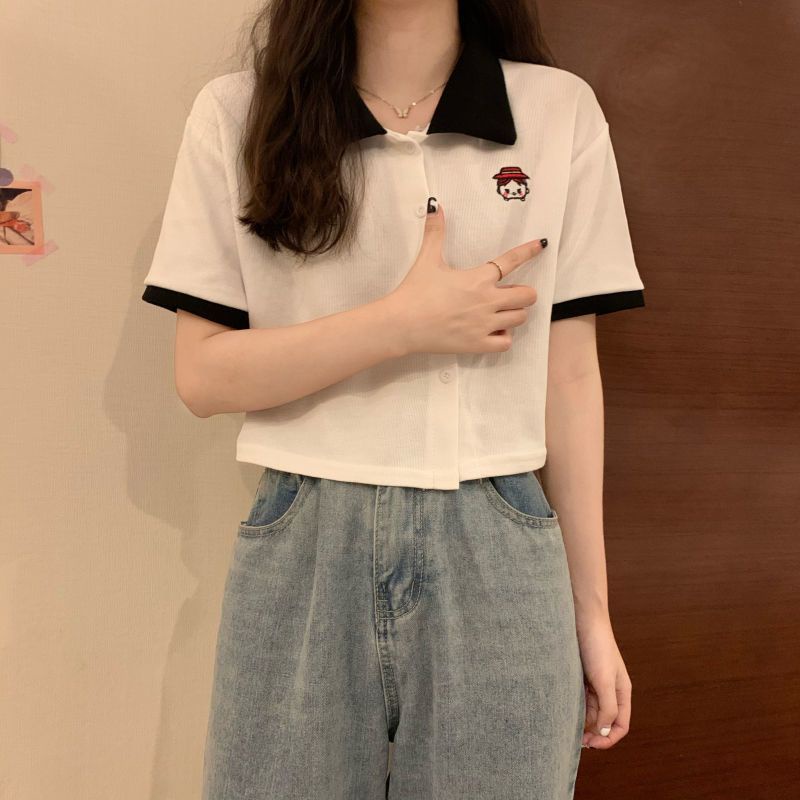Áo polo Ngắn Tay Thời Trang Mùa Hè Mới Cho Nữ