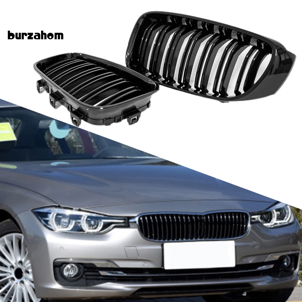 1 Cặp Lưới Tản Nhiệt Màu Đen Bóng Thay Thế Trực Tiếp Dành Cho Xe Hơi 51137294803 51137294804 Phụ Kiện Chuyên Dụng Cho Xe BMW 3 Series F34 GT 14-16