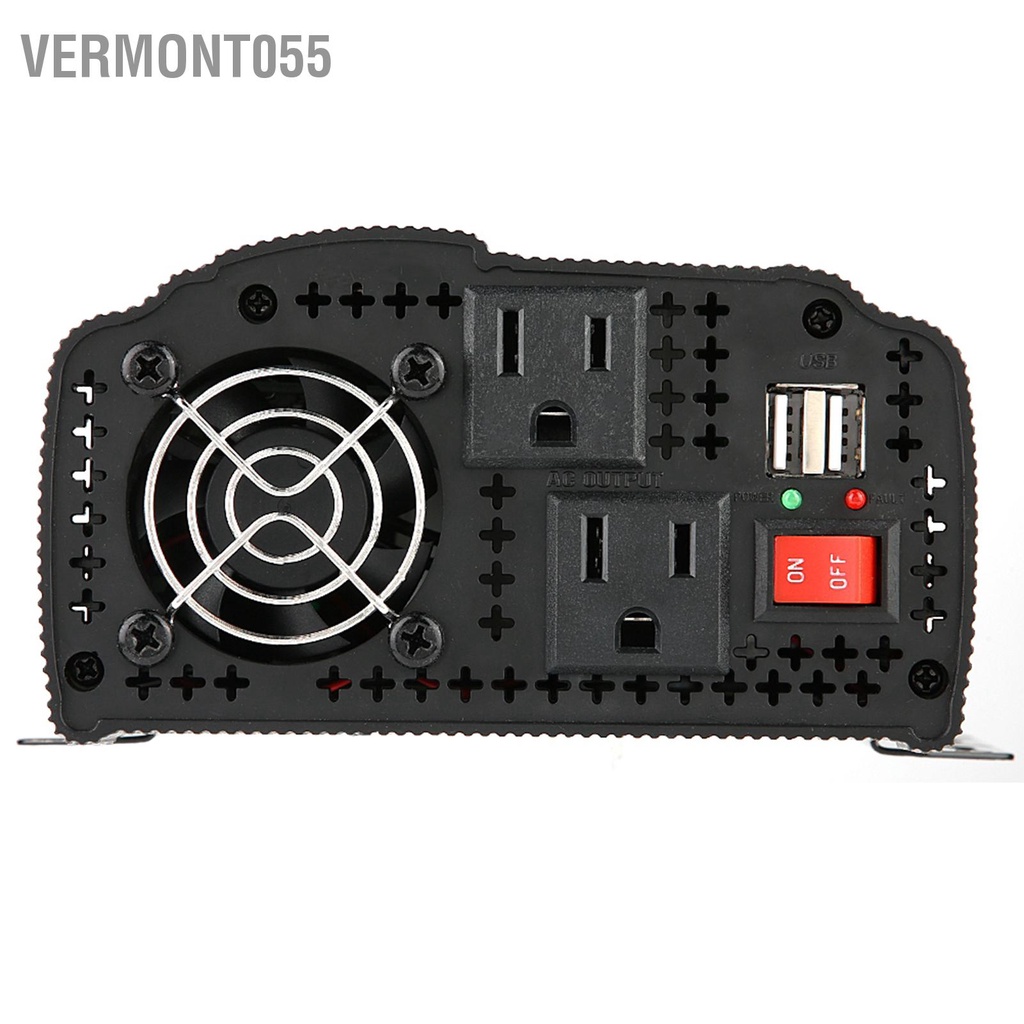 Vermont055 Bộ chuyển đổi điện áp 12V DC sang 110V AC 4000W cho ô tô