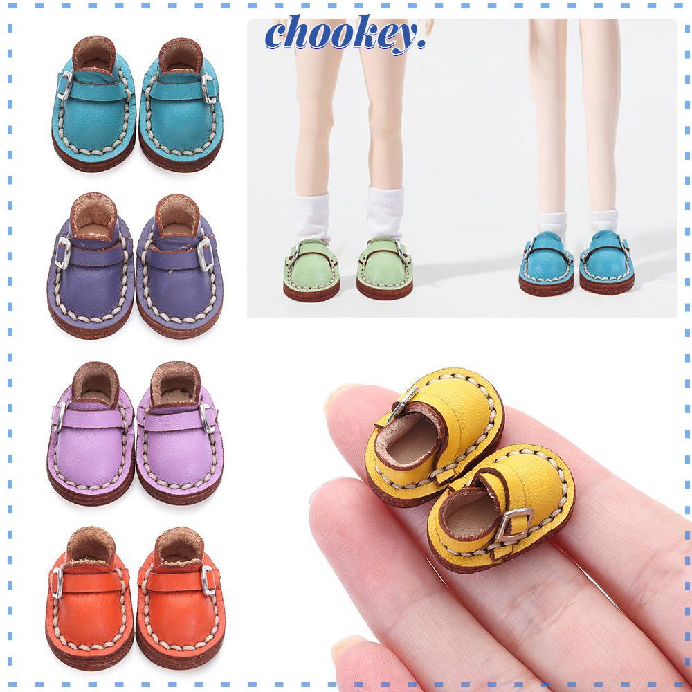 CHOOKEY Giày Da Bò Cho Búp Bê obitsu11GSCbody9OB11 1 / 11 OB11