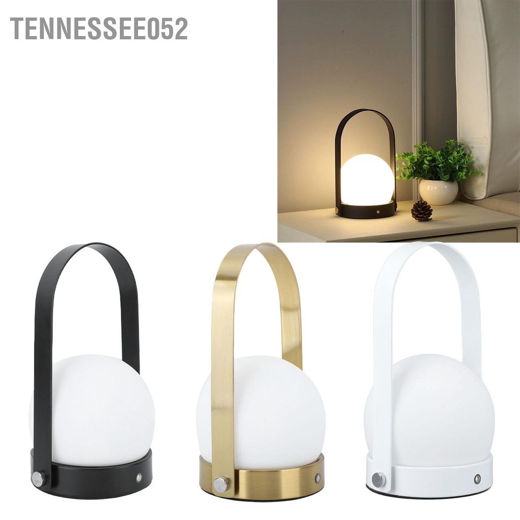 Tennessee052 Đèn Lồng Di Động LED 3 Nhiệt Độ Màu  Bàn Sạc Làm Mờ Vô Cấp Cho Phòng Ngủ Trong Nhà Ngoài Trời