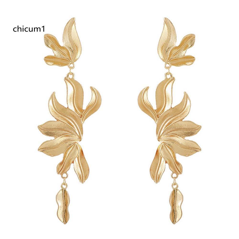 Khuyên Tai Dạng Móc Hình Hoa Lá Và Bướm Cho Nữ