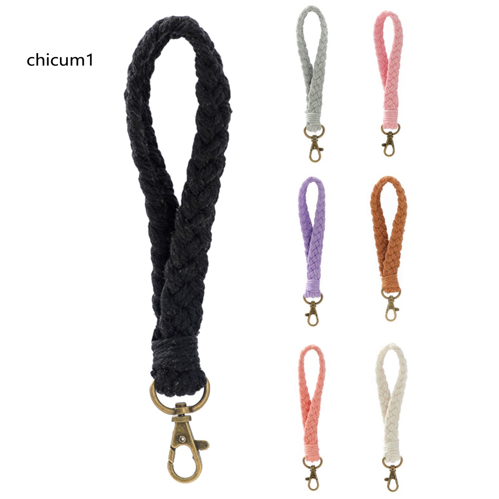 Vòng Tay Dây Thừng Cotton Mềm Nhẹ Có Khóa Càng Cua Phong Cách Boho Cho Nữ